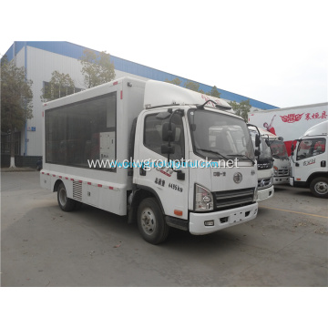 FAW 4x2 LED advertising Truck with CCC certificate